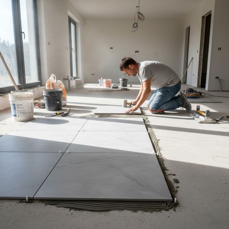 Tile Floor Installation
